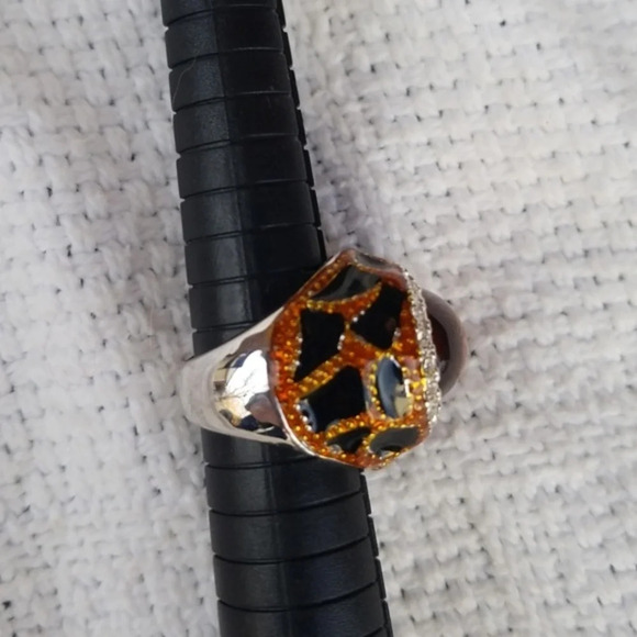 Fiery Feline statement ring 7 - Picture 5 of 9